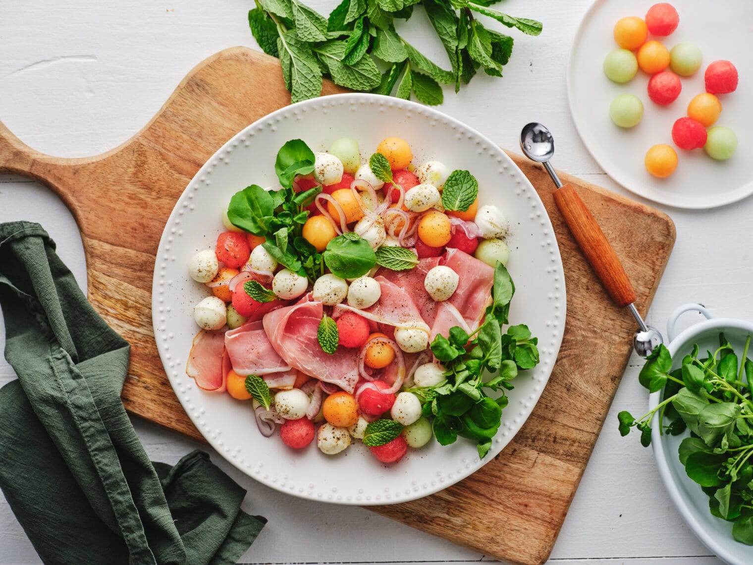 Melon & Bocconcini Salad