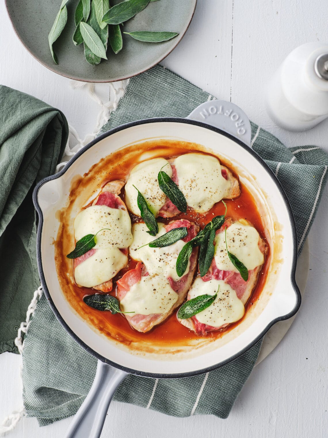 Pork Saltimbocca