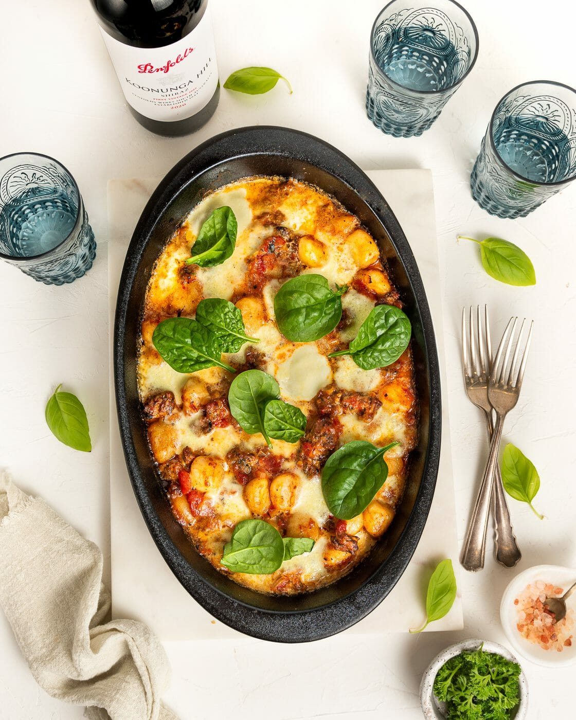 Gnocchi Bake with Bocconcini and Italian Sausage