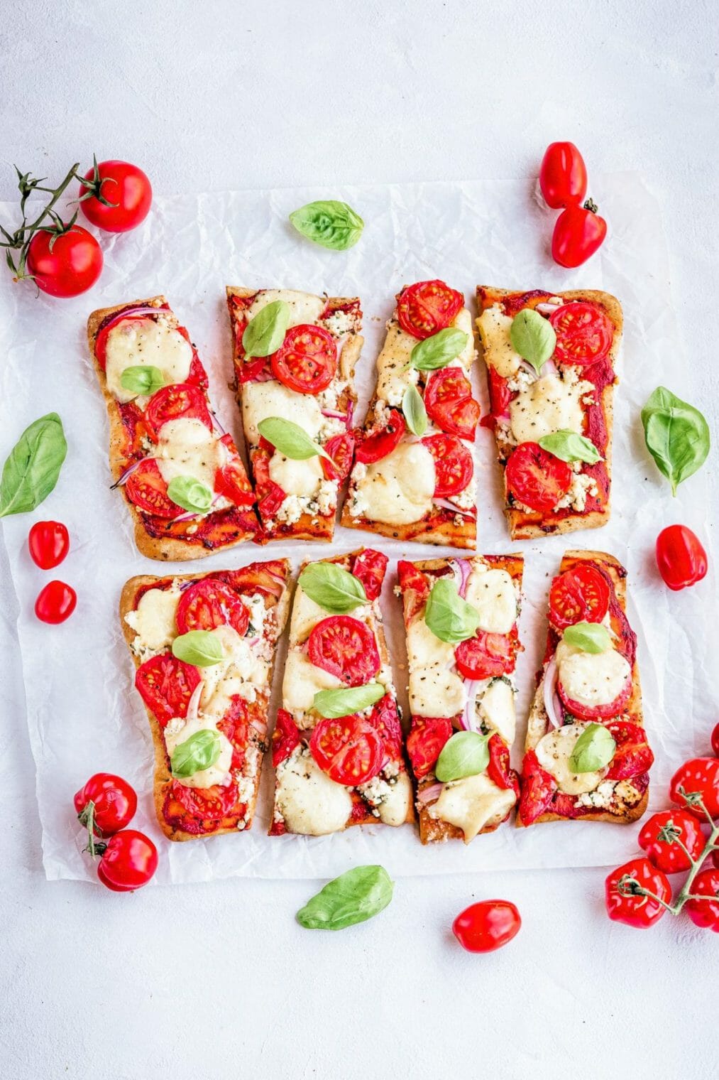 Flatbread with Traditional Bocconcini